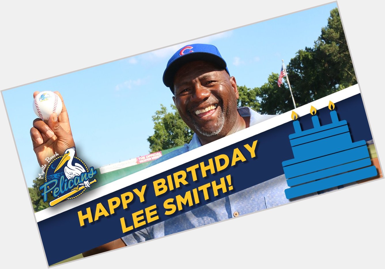 A Hall of Fame smile Happy Birthday, Lee Smith! 