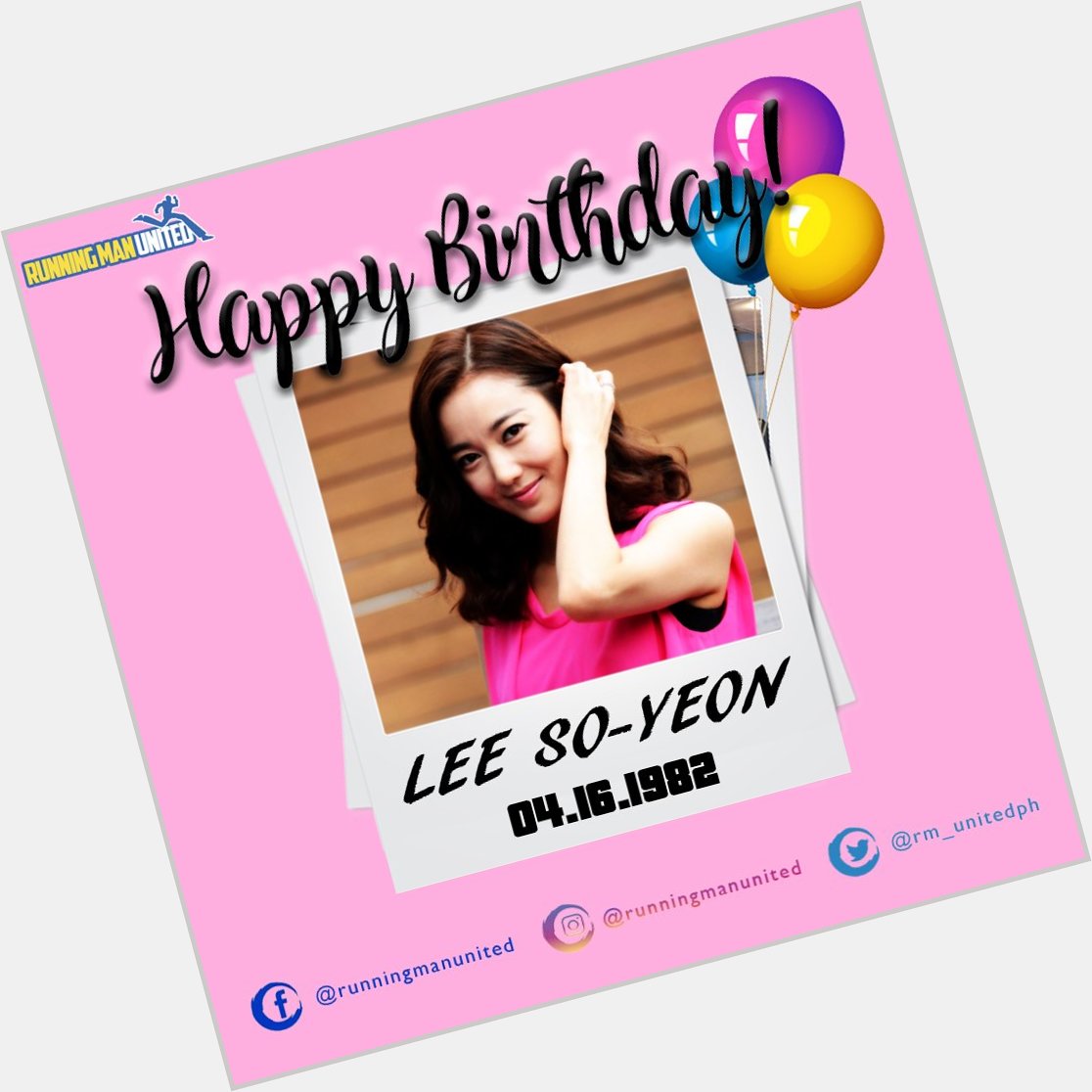 Belated
Happy Birthday Lee So-yeon! 