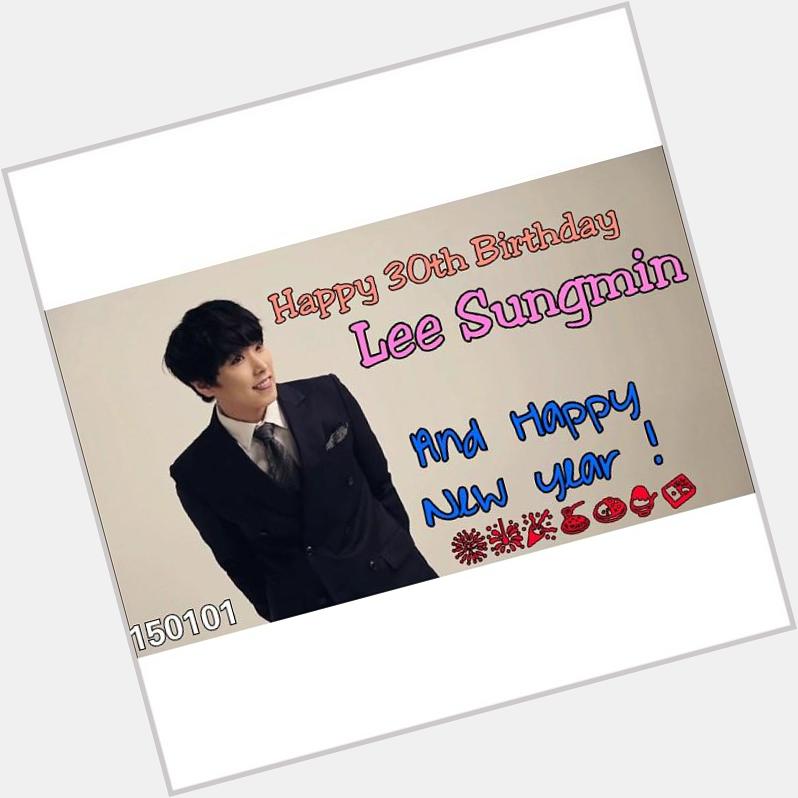 Happy birthday lee sungmin 

cr: instagram 