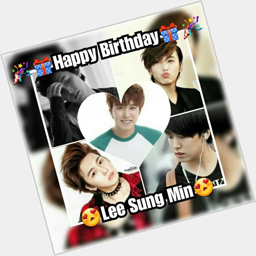  Feliz Cumpleaños, Happy Birthday Lee Sungmin 