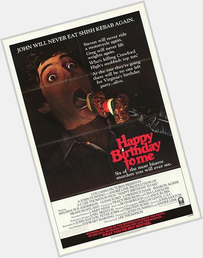 Horror Film Review: Happy Birthday To Me (dir by J. Lee Thompson)  