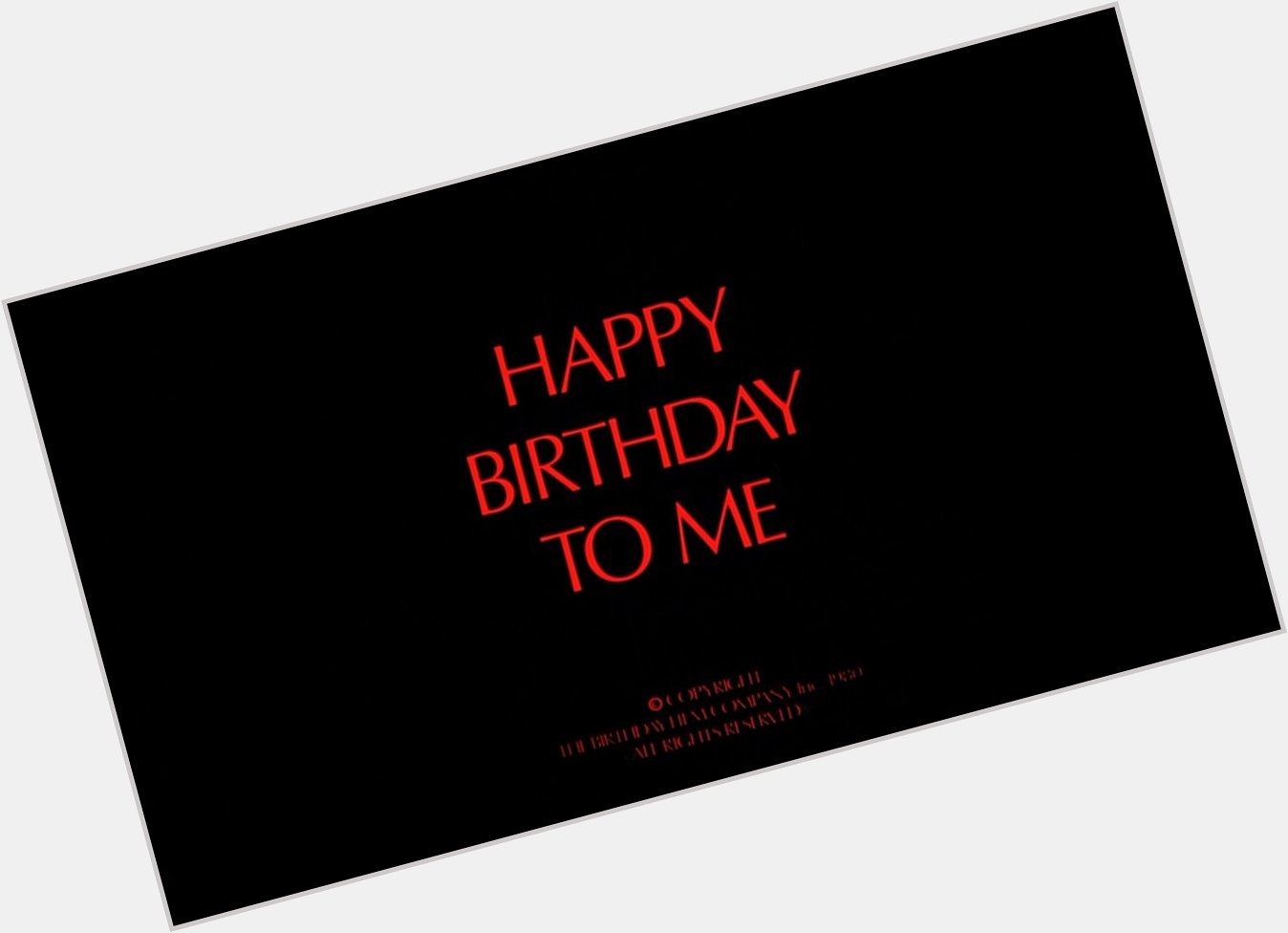 Happy Birthday to Me (1981) dir. J. Lee Thompson 