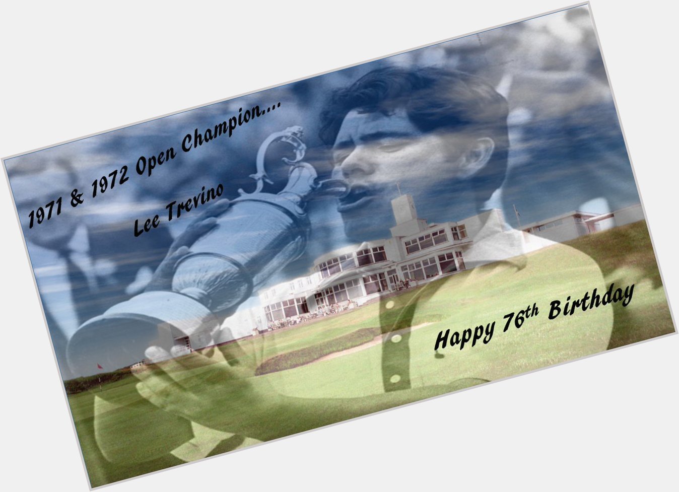 Happy 76th Birthday to 2x Champion Golf of the Year Lee Trevino. Open Champion at Royal Birkdale in 1971. 