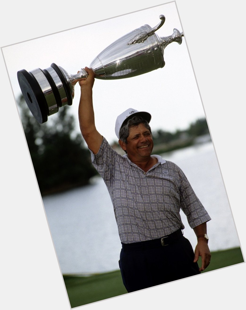 Happy 76th Birthday to Lee Trevino, who raised our Alfred S. Bourne Trophy twice! 