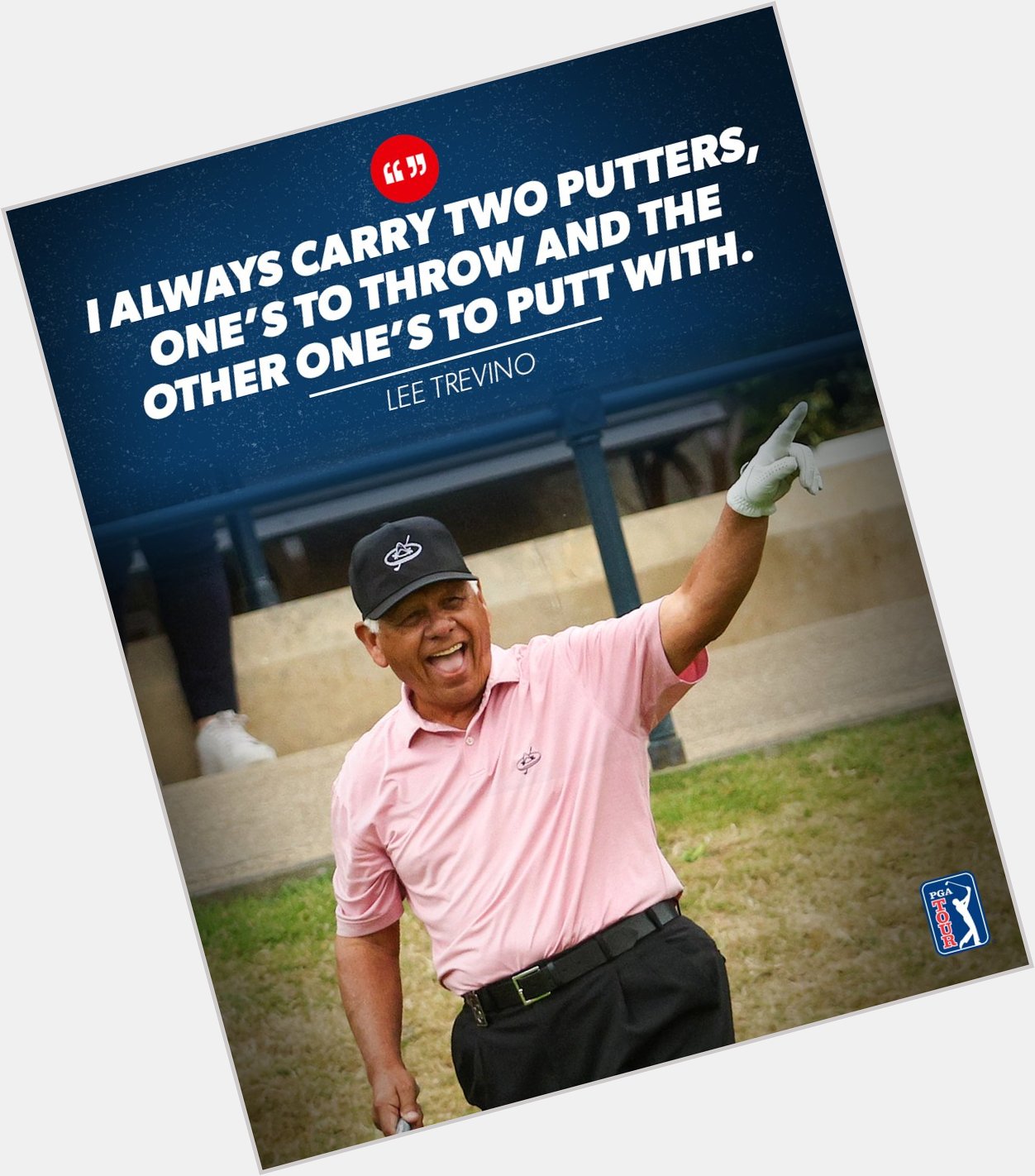 PGATOUR: The king of one-liners Happy 83rd birthday Lee Trevino! 