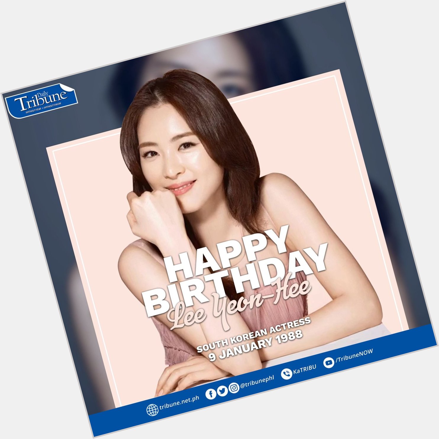 Happy Birthday, Lee Yeon-Hee!   