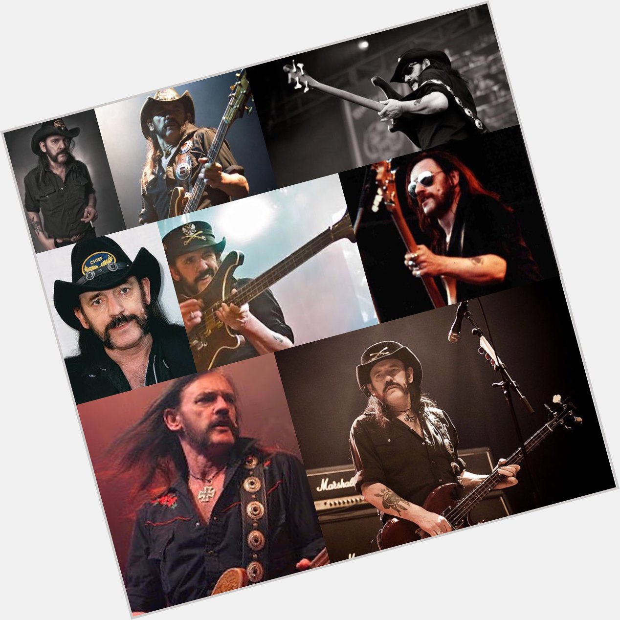 Happy birthday Lemmy! Hoy es cumpleaños de la leyenda Lemmy Kilmister de Motorhead  