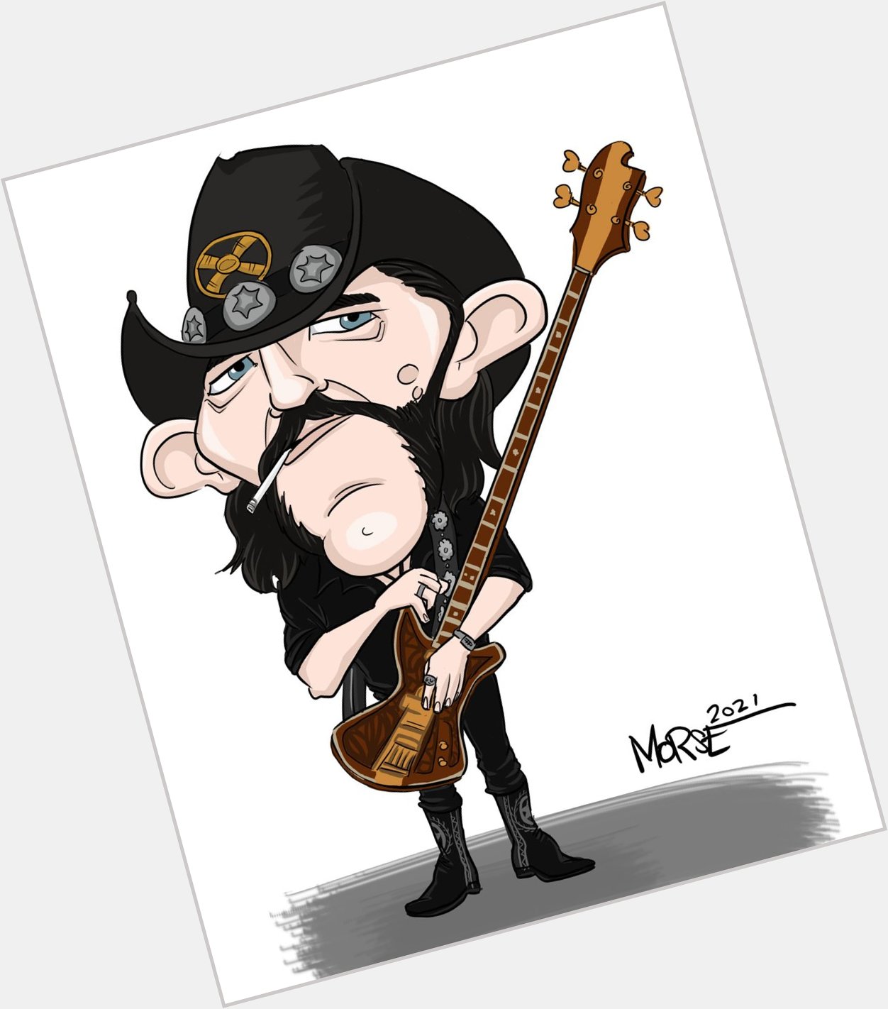 Happy Birthday to Lemmy Kilmister! Hey, let me draw your (Motor)head and body! Message me! 