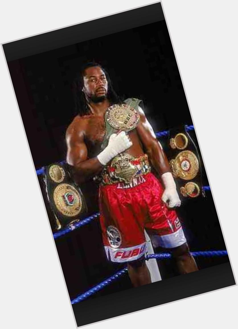 Happy birthday to the greatest British heavyweight I was lucky enough to watch ! Lennox Lewis 