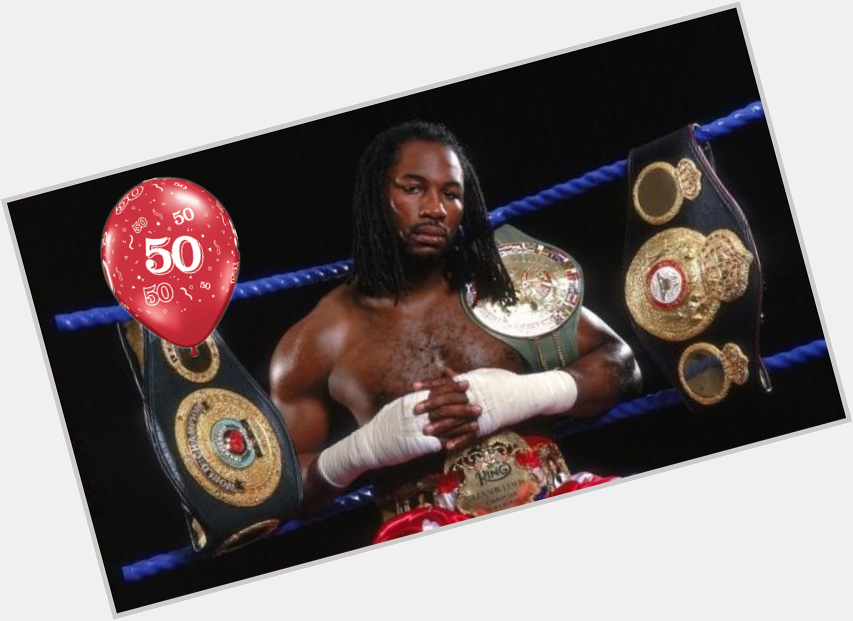 We would like to wish a happy 50th birthday to former undisputed heavyweight champion Lennox Lewis! 