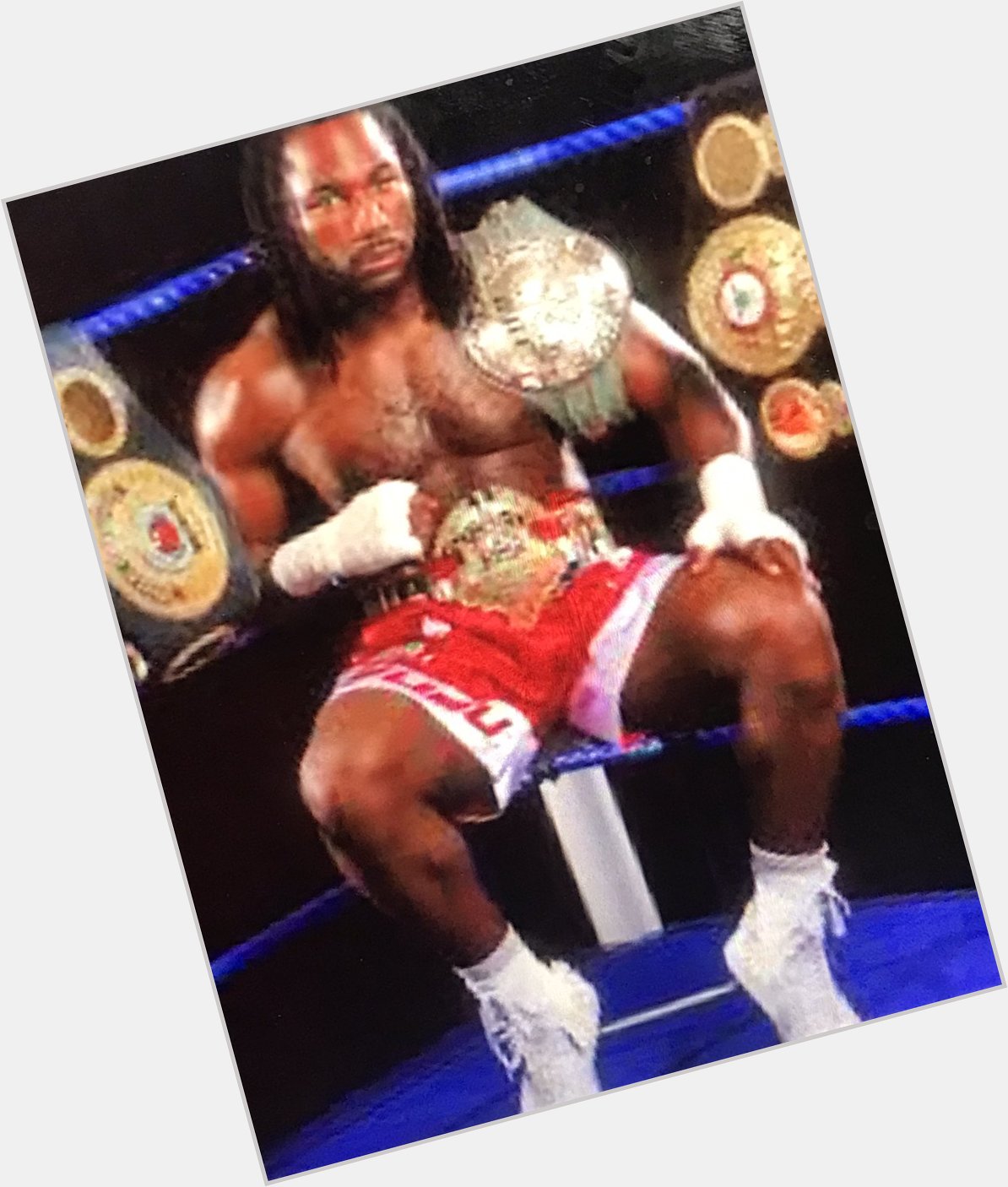 I would like to wish former 3 times heavyweight champion of the world Lennox Lewis a happy 57th birthday today 