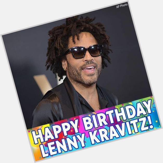 Happy Birthday to rock star Lenny Kravitz! 