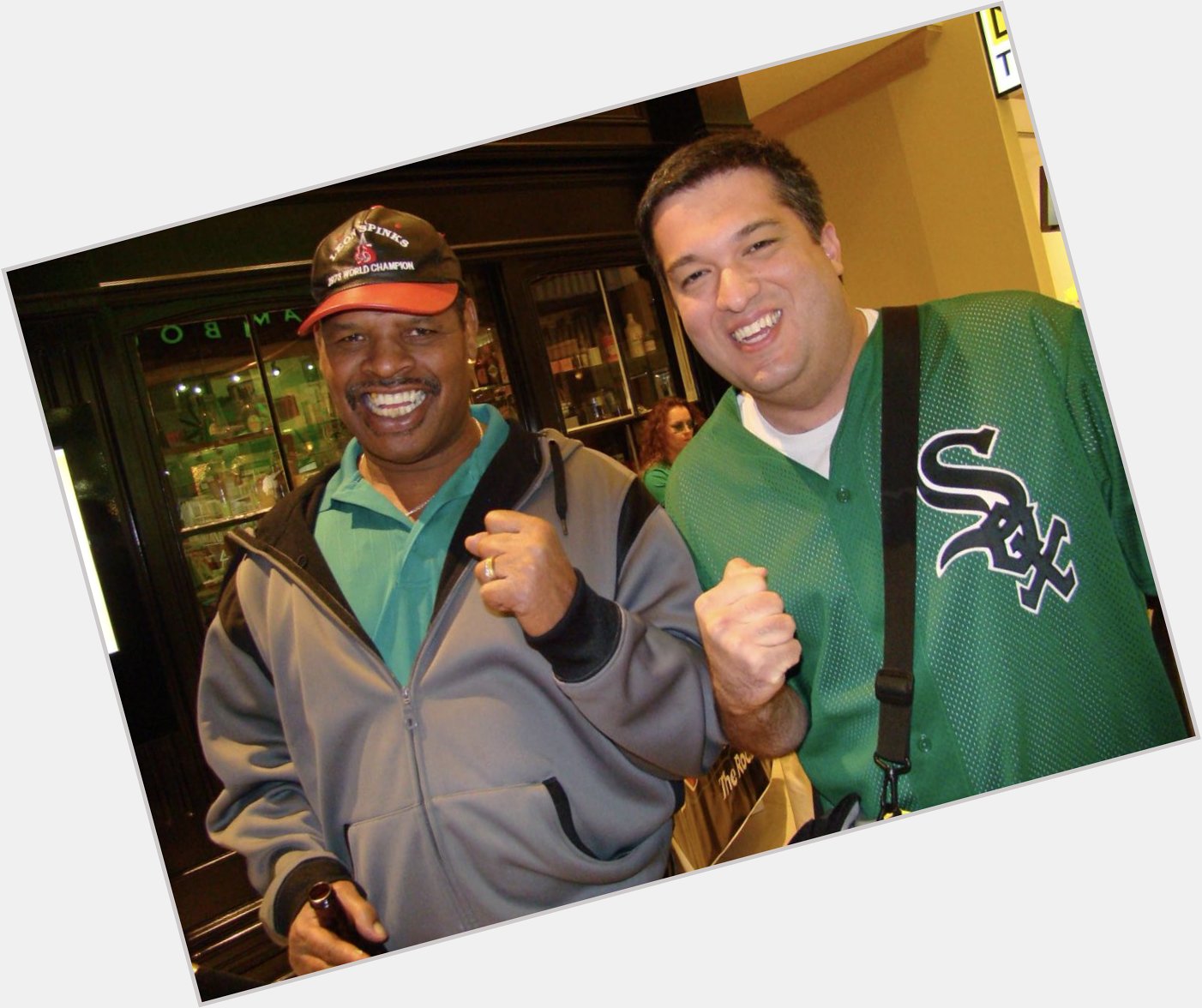 Happy Birthday to the champ Leon Spinks... an absolute thrill running into him in Las Vegas a few years back... 