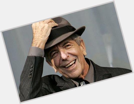 Happy 80th birthday, Leonard Cohen. 