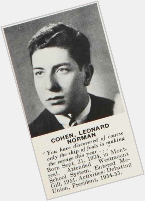 Happy Birthday to the coolest living Canadian Legendary grad Leonard Cohen (BA 55, DLitt 92) is 80. 