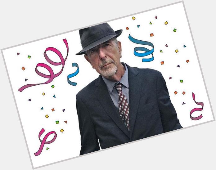 Happy 80th birthday Leonard Cohen. You can stream his new album Popular Problems : 