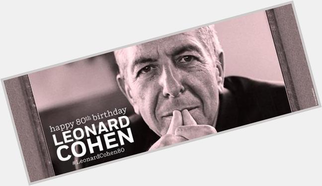 Todays Leonard Cohens birthday! Share the love using 