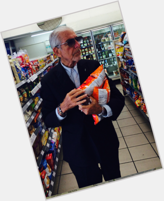 Happy Birthday to Leonard Cohen, Buy Him Some Cheetos Brand Snacks  

