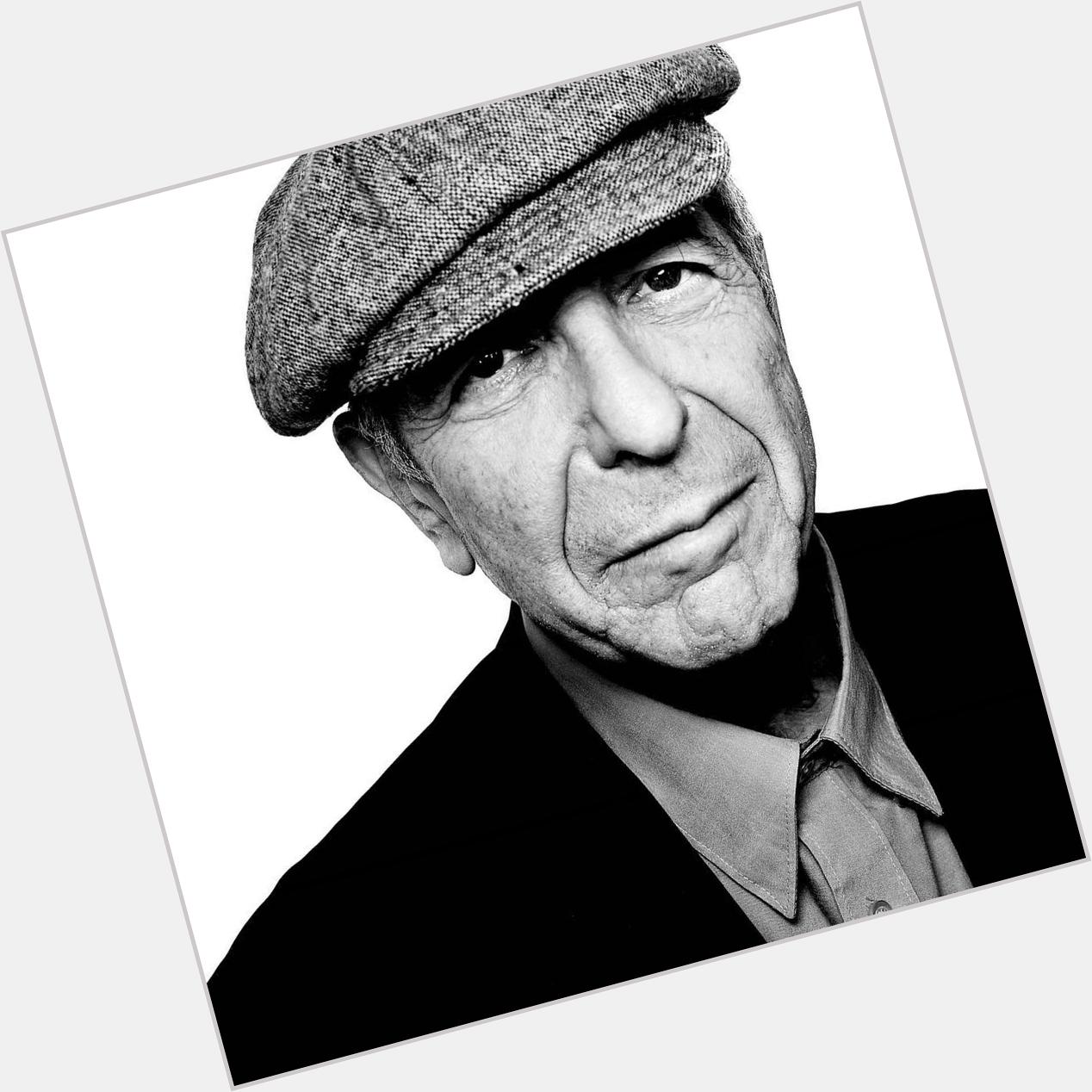 Happy birthday Leonard Cohen. Here\s hoping it\s the best evah. 