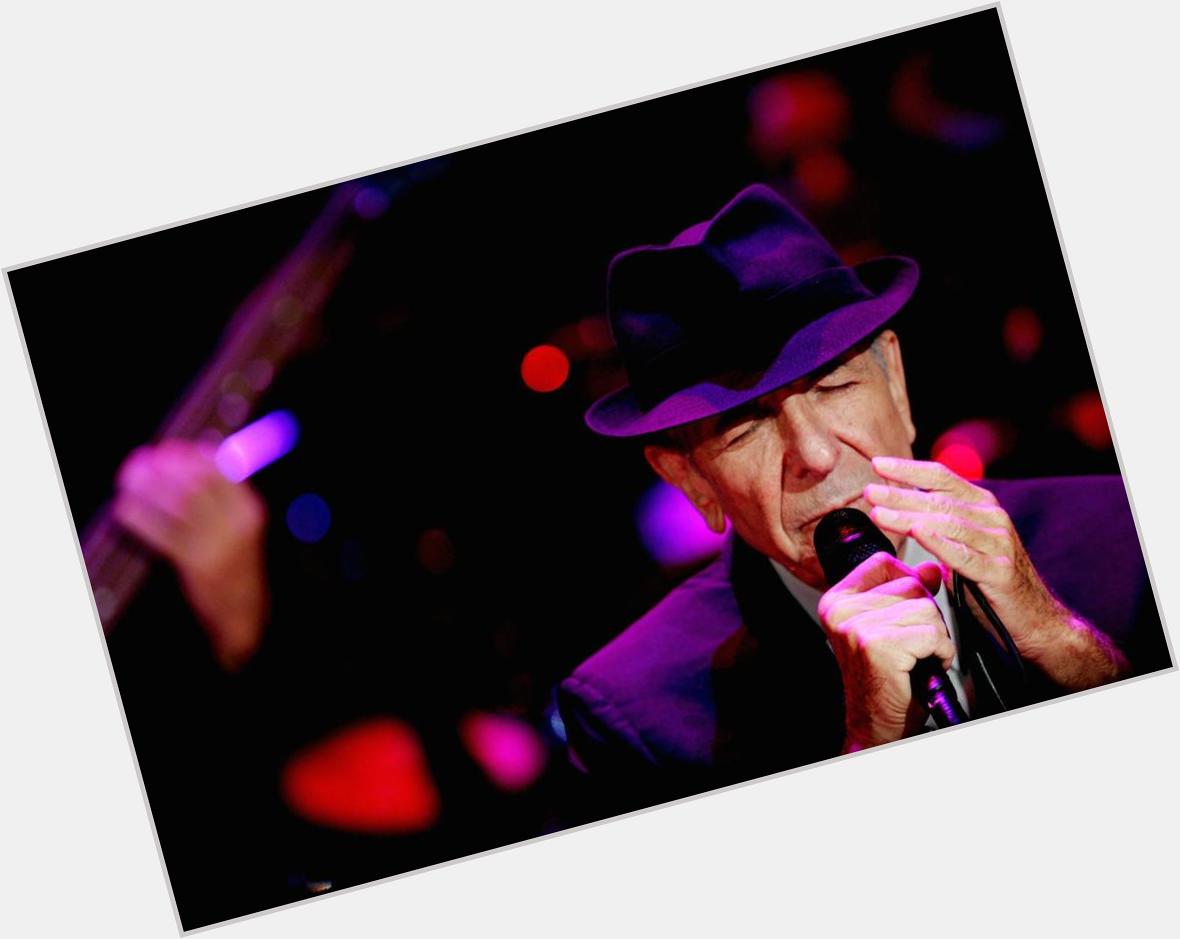 Happy birthday, Leonard Cohen! 