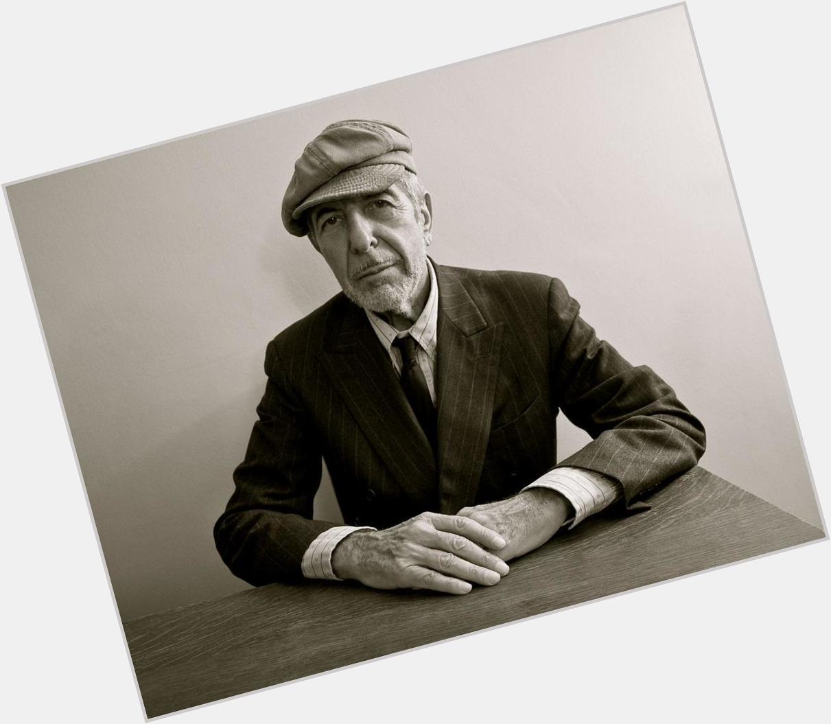 Wishing Mr. Leonard Cohen a very happy 81st birthday! Thank you for being such an inspiration. 