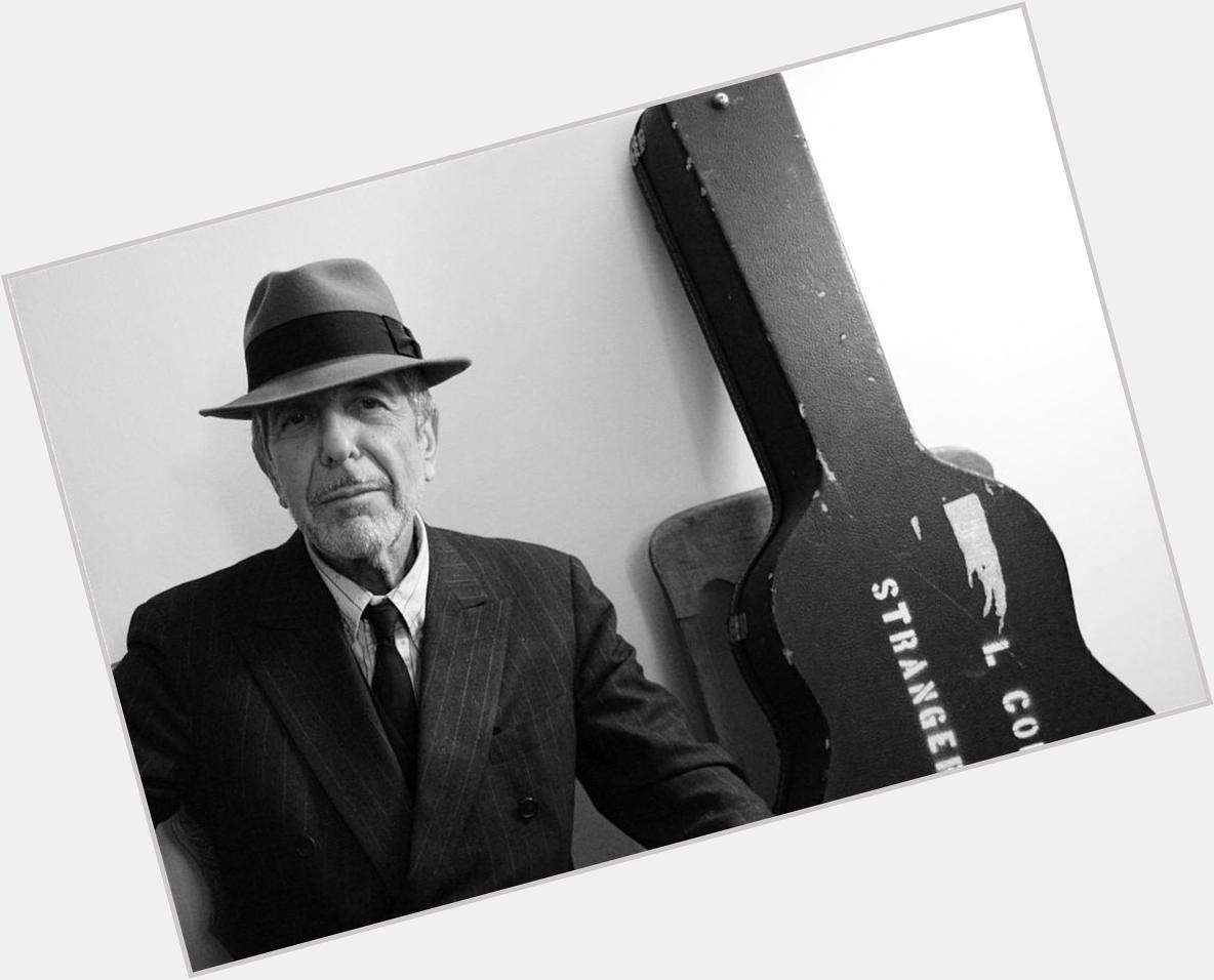 Happy birthday, Leonard Cohen. 