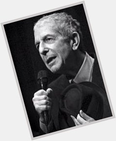 Happy birthday, Leonard Cohen! I miss you loads! x    