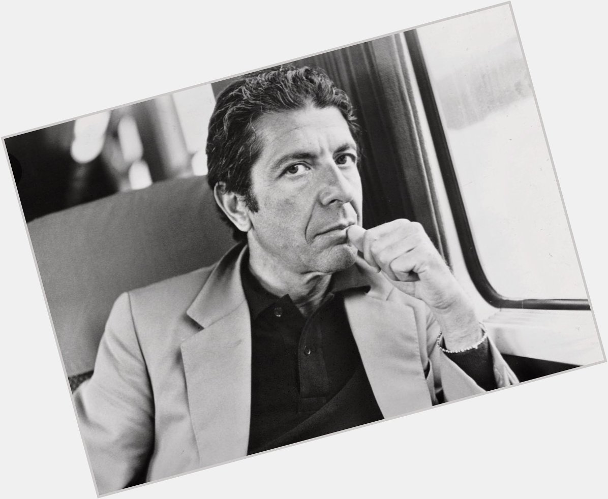 Happy birthday to Leonard Cohen. 
