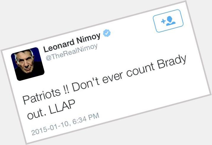 Happy Birthday to the late and Great Boston born Leonard Nimoy RIP 