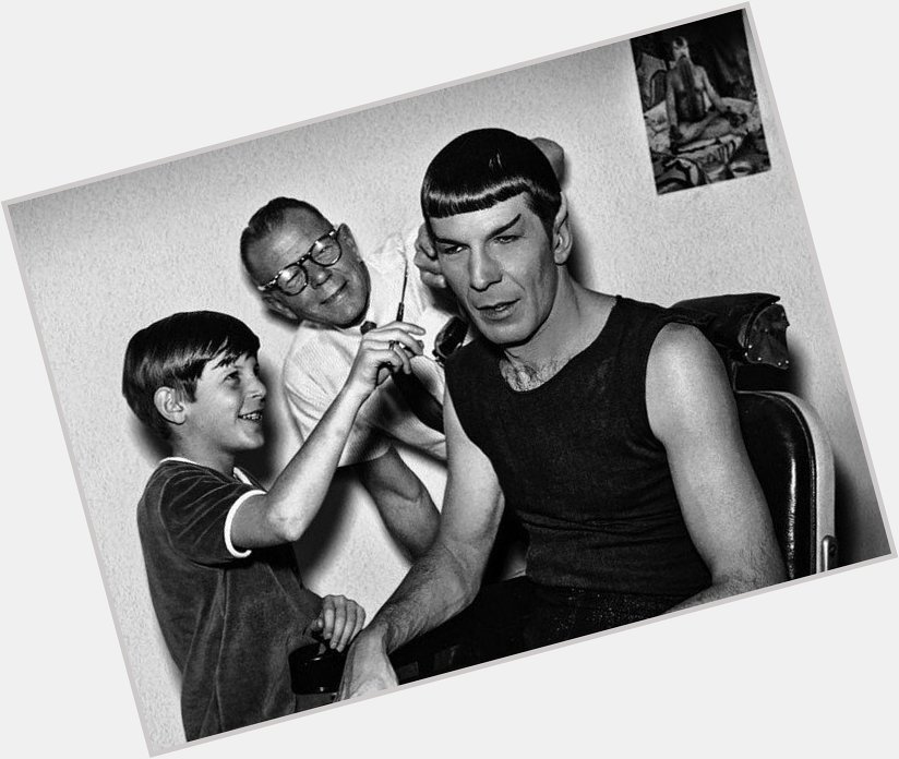 The L E G E N D A R Y haircut of Leonard Nimoy as \Spock\

Happy Birthday!!!

S T A R  T R E K 