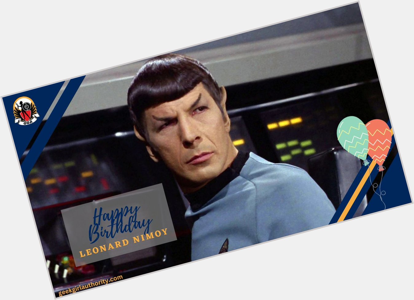 Happy Birthday to the late, great Leonard Nimoy, who would be 92 today.    