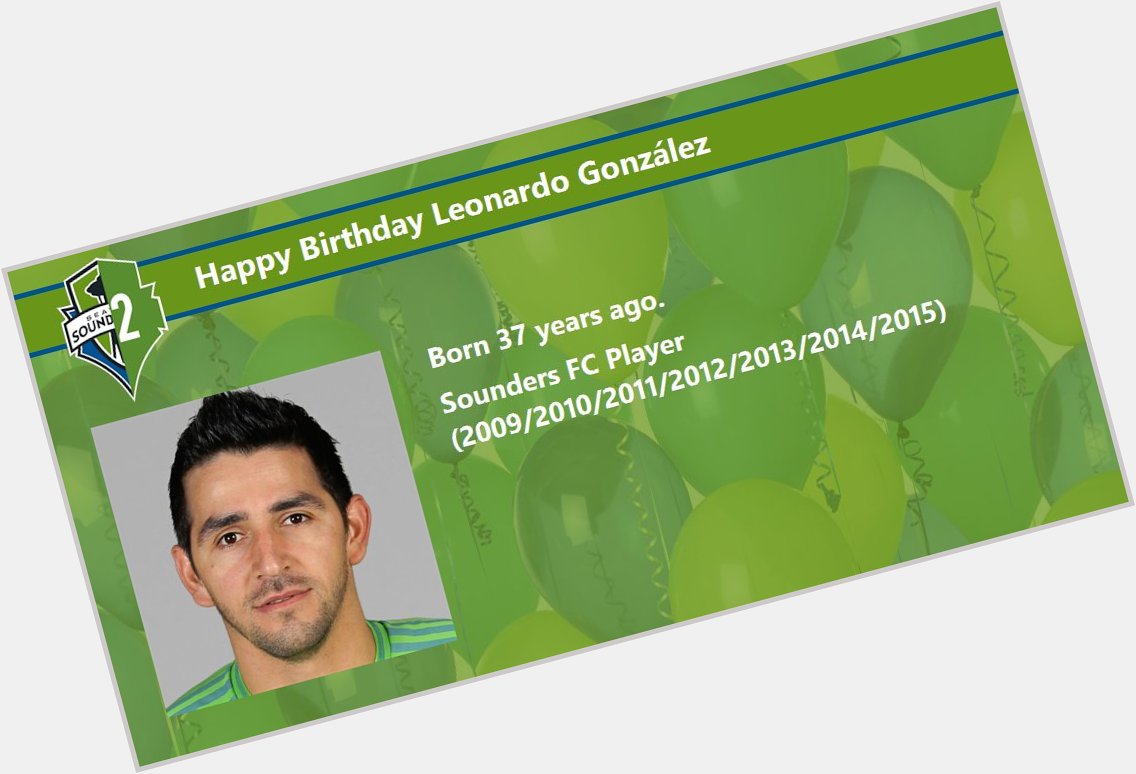 Happy Birthday Leonardo González  