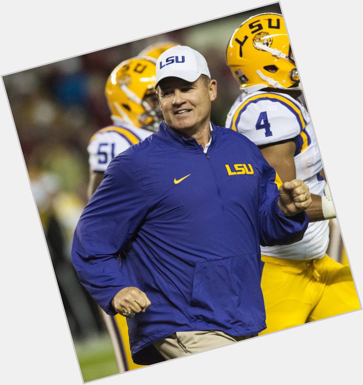 Also, Happy Birthday to Les Miles! Have a great day, coach!  