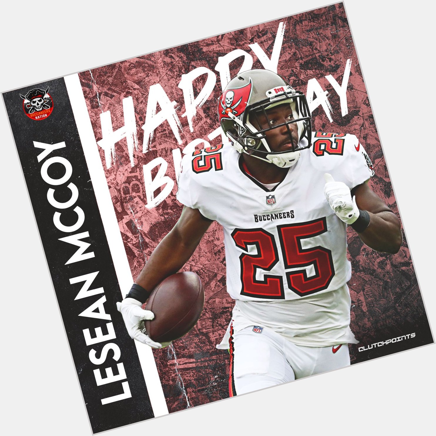 Join Buccaneers Nation in wishing 2x SuperBowl Champion, LeSean McCoy, a happy 33rd birthday!  