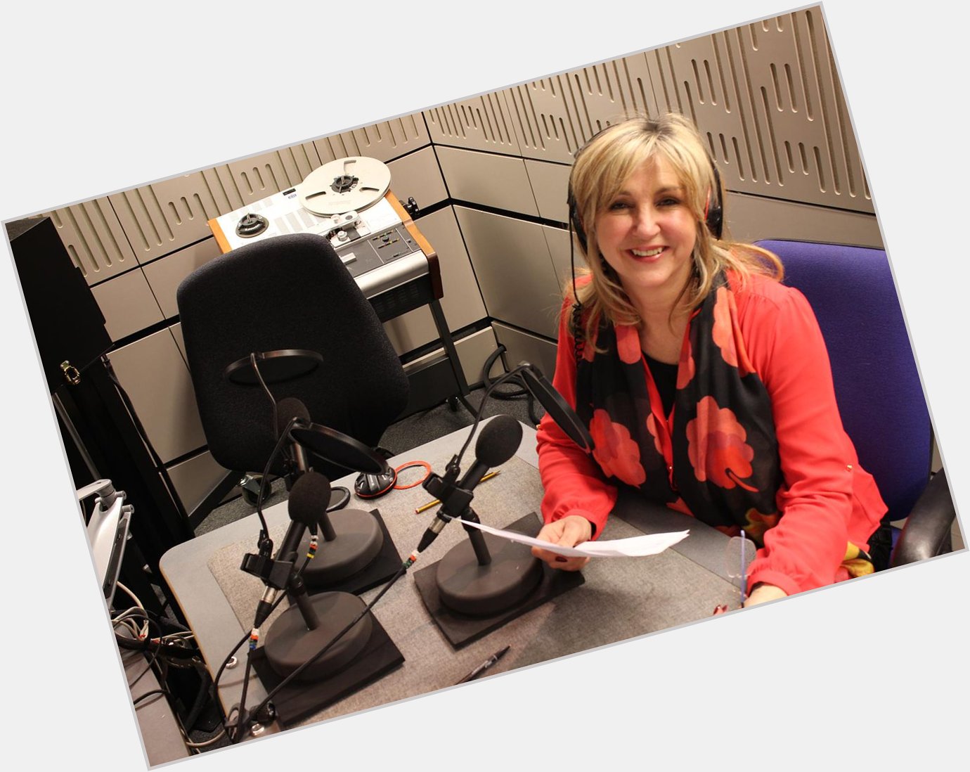 Happy birthday to Lesley Garrett! Here she is recording our  