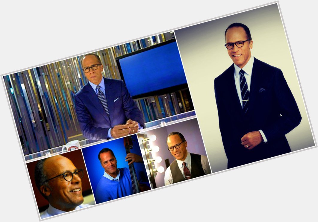 Happy Birthday to Lester Holt (born March 8, 1959)  