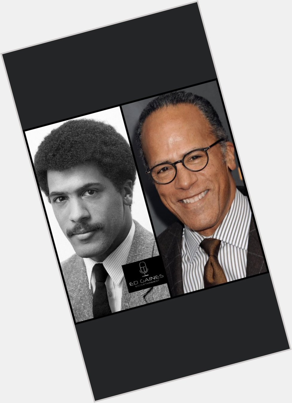 Lester Holt- American Journalist & News anchor. He turned 64 on March 8. Happy Belated Birthday. 