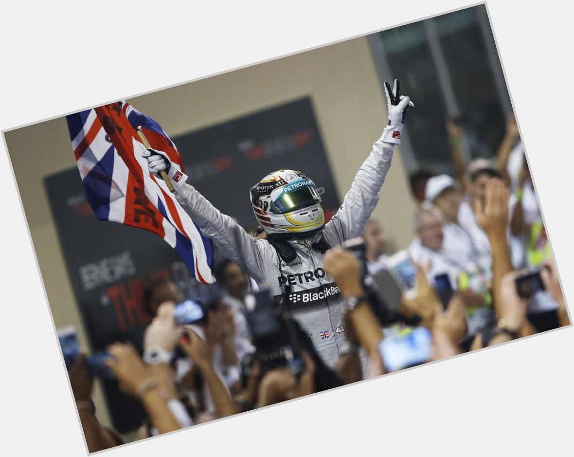 Happy Birthday to the new world champion and most successful British driver in history, Lewis Hamilton 