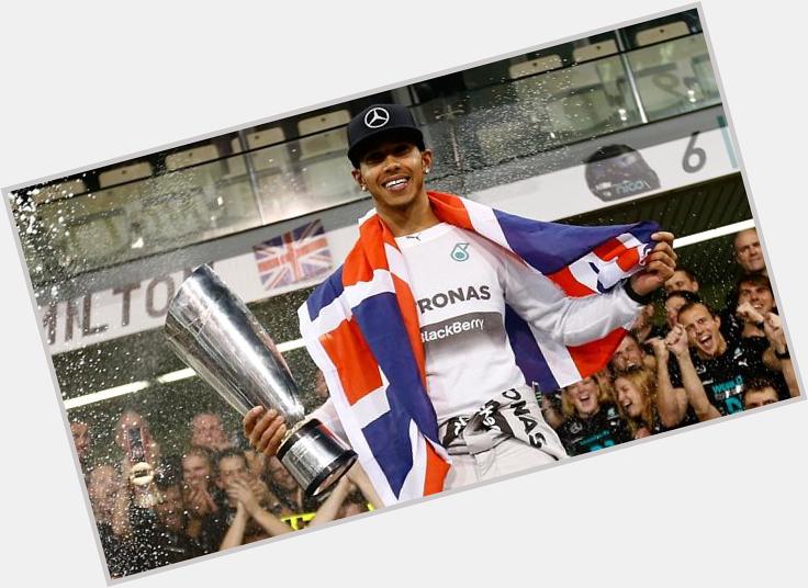 Happy birthday to the 2014 World Champion, Lewis Hamilton 
