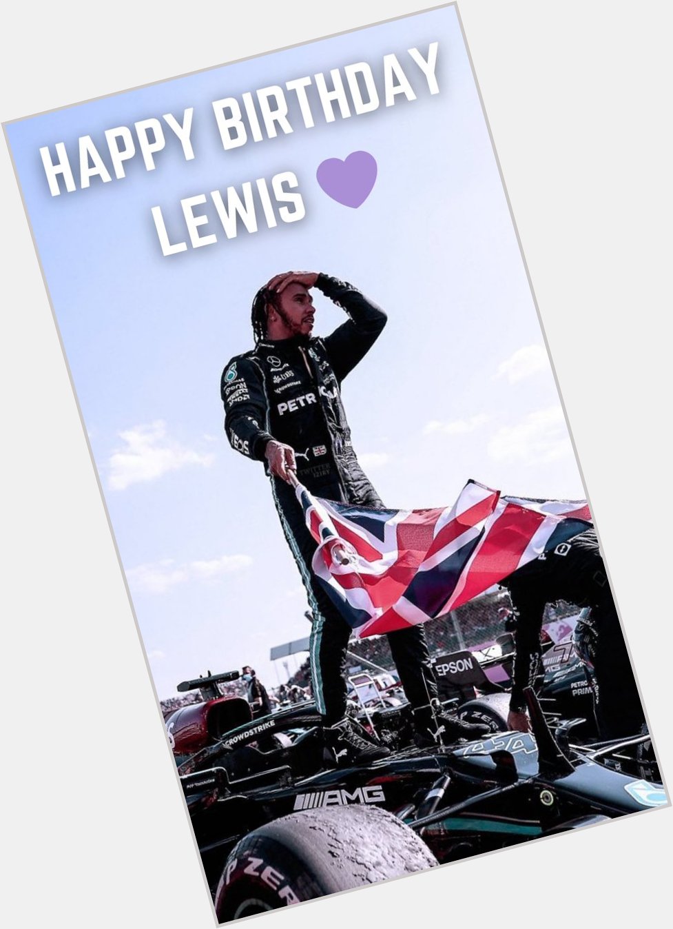Happy Birthday Sir Lewis Hamilton 