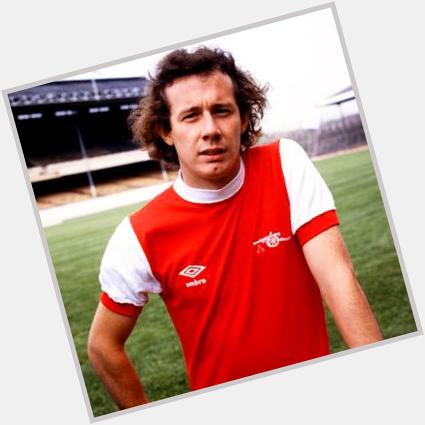 Happy Birthday, Liam Brady! What a fantastic servant to the Arsenal. Here he is in two great tops - 