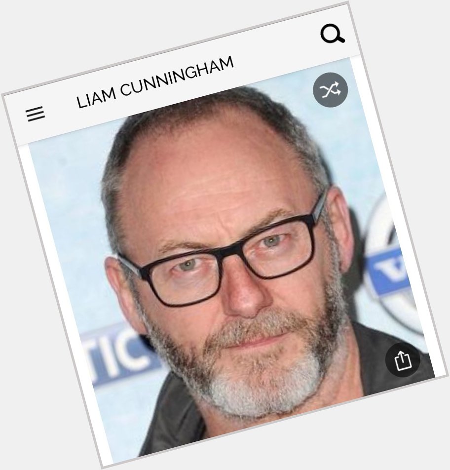 Happy birthday to this great actor.  Happy birthday to Liam Cunningham 