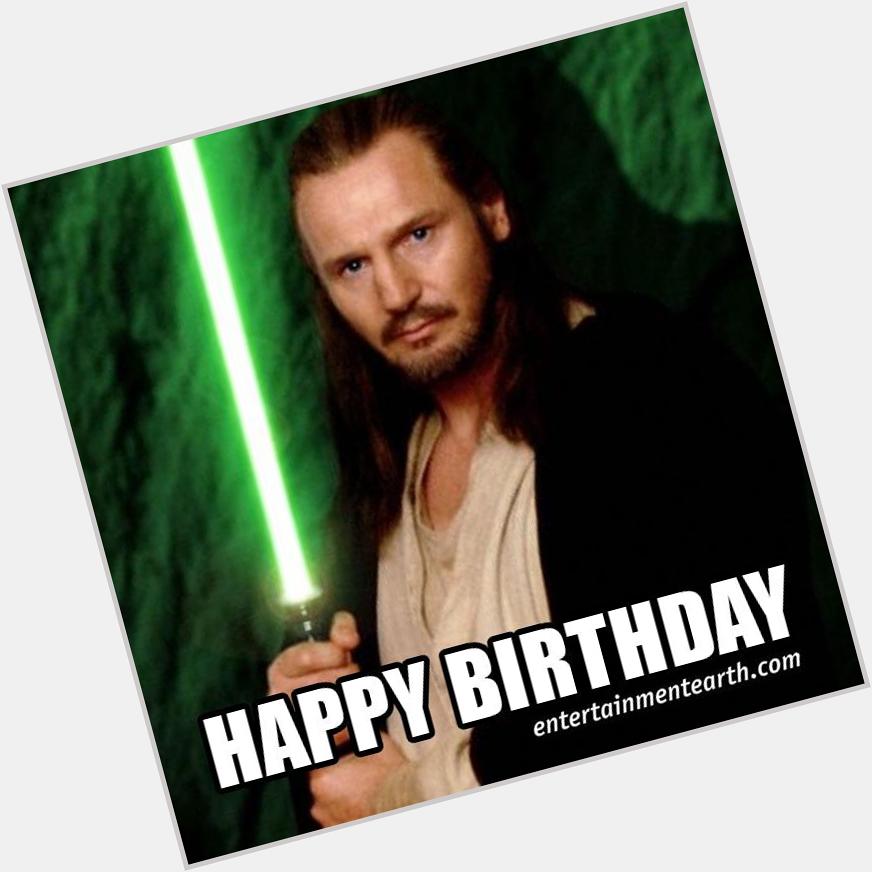 Happy 63rd Birthday to Liam Neeson of Star Wars ! Shop Collectibles:  