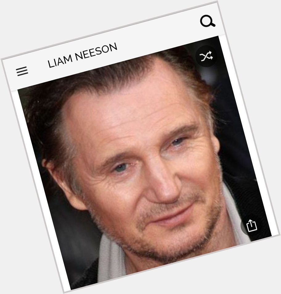 Happy birthday to this great actor. Happy birthday to Liam Neeson 