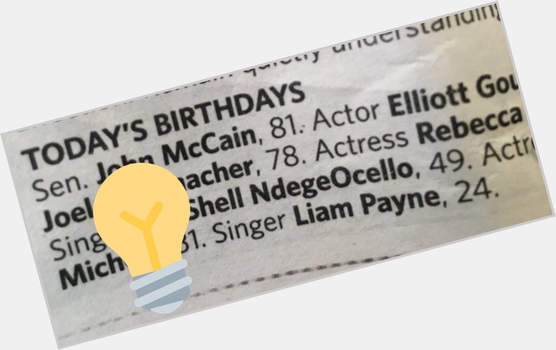 Happy Birthday Liam Payne from the lamp guy   