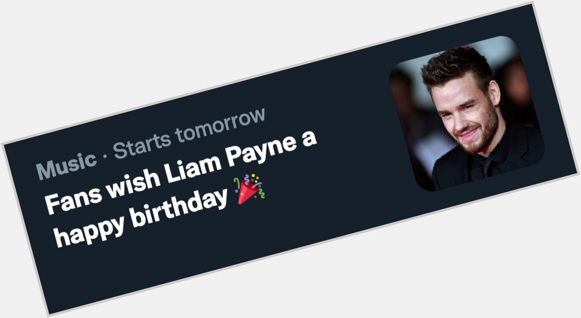   | is trending as fans wish Liam Payne a Happy 28th Birthday!! 