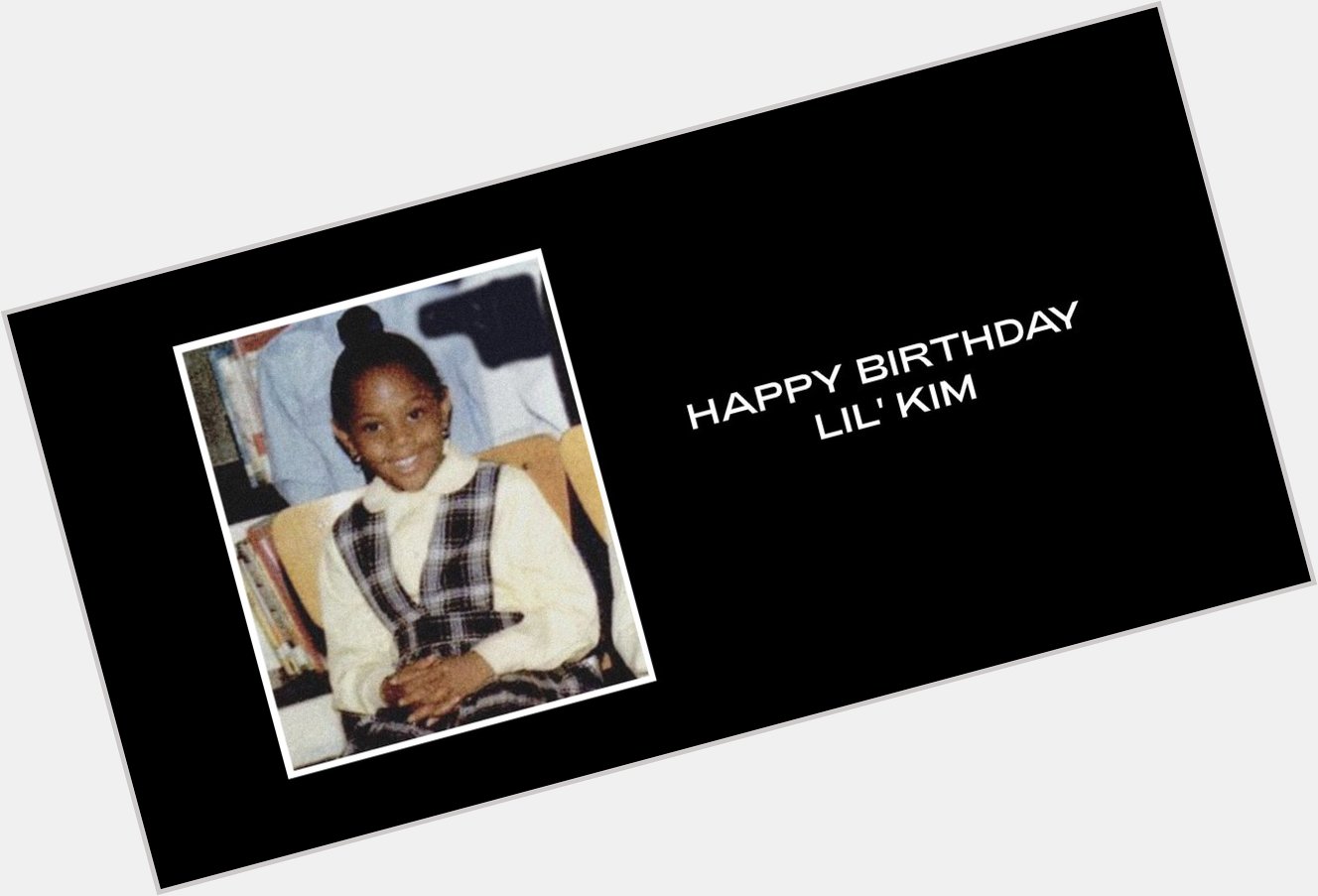 Beyoncé wished Lil Kim a happy birthday. 