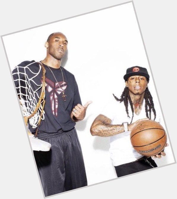 Kobe x Lil Wayne. Happy Birthday to Weezy F Baby 