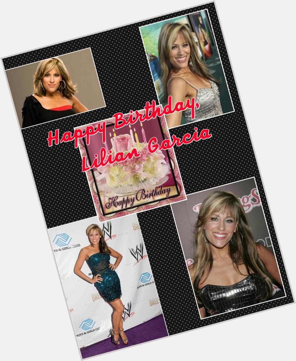  Happy birthday to the most beautiful wrestling diva and singer in the world, Lilian Garcia! 