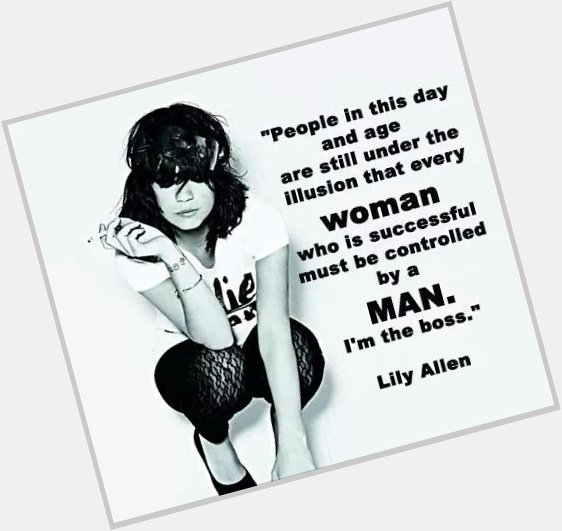 Happy birthday to the legend that is Lily Allen! thank you for inspiring us every day! 